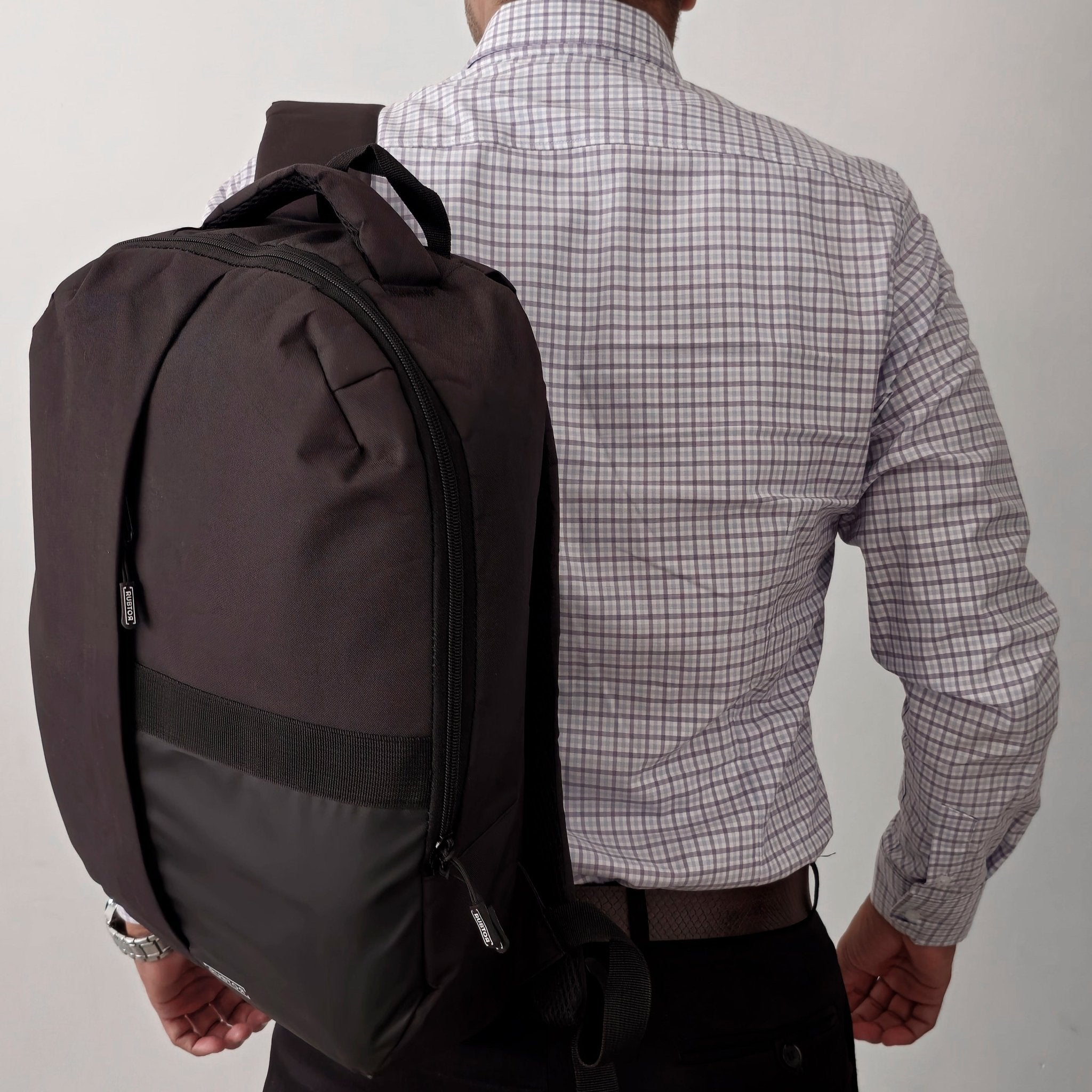 Morral Casual RUBTOR Black Vora | minimalista unisex - RUBTOR