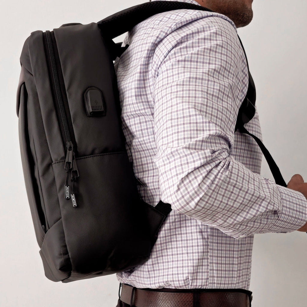 Morral Casual RUBTOR Black Vort | minimalista unisex - RUBTOR