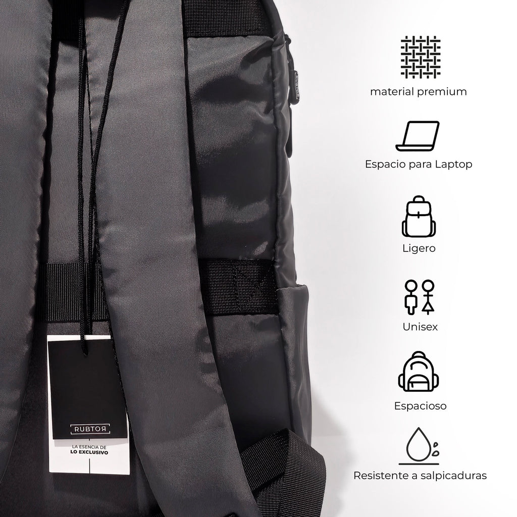 Morral Casual RUBTOR Gray Pora | minimalista unisex - RUBTOR