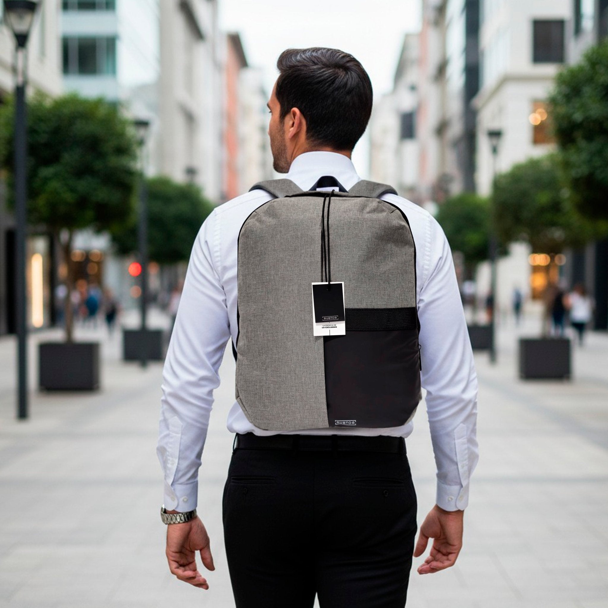 Morral Casual RUBTOR Gray Vora | minimalista unisex - RUBTOR