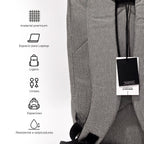 Morral Casual RUBTOR Gray Vora | minimalista unisex - RUBTOR