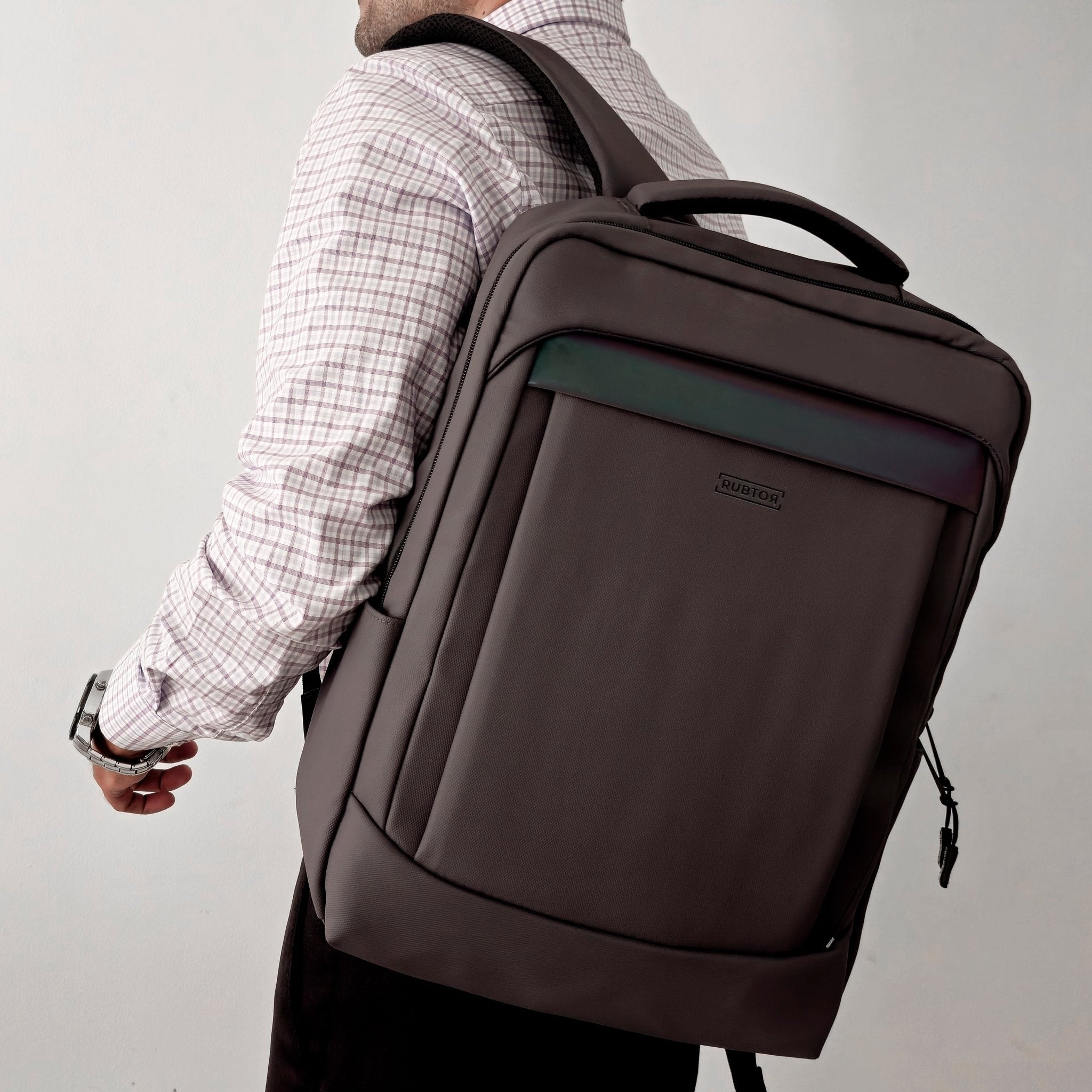 Morral Casual RUBTOR Gray Vort | minimalista unisex - RUBTOR