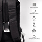 Morral Ejecutiva RUBTOR Black Vort | minimalista unisex - RUBTOR