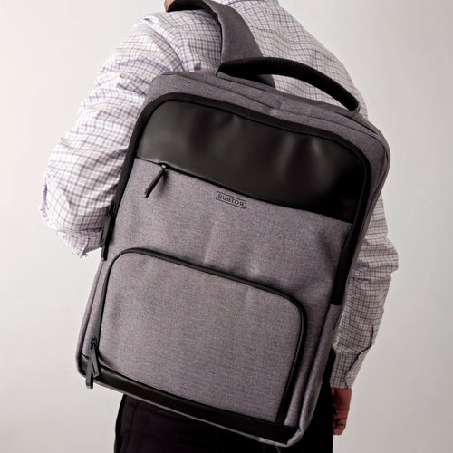 Morral Ejecutiva RUBTOR Gray Pora | minimalista unisex - RUBTOR