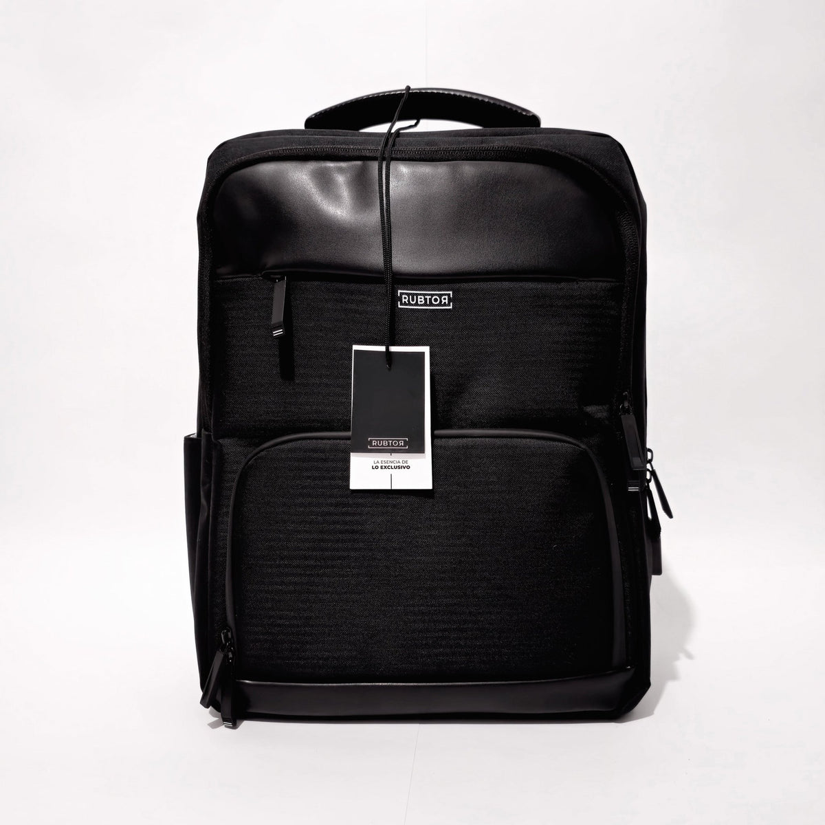 Morral Ejecutivo RUBTOR Black Pora | minimalista unisex - RUBTOR