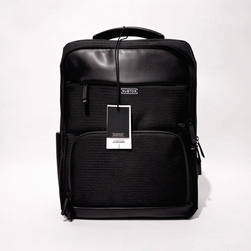 Morral Ejecutivo RUBTOR Black Pora | minimalista unisex - RUBTOR