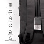 Morral Ejecutivo RUBTOR Gray Port | minimalista unisex - RUBTOR