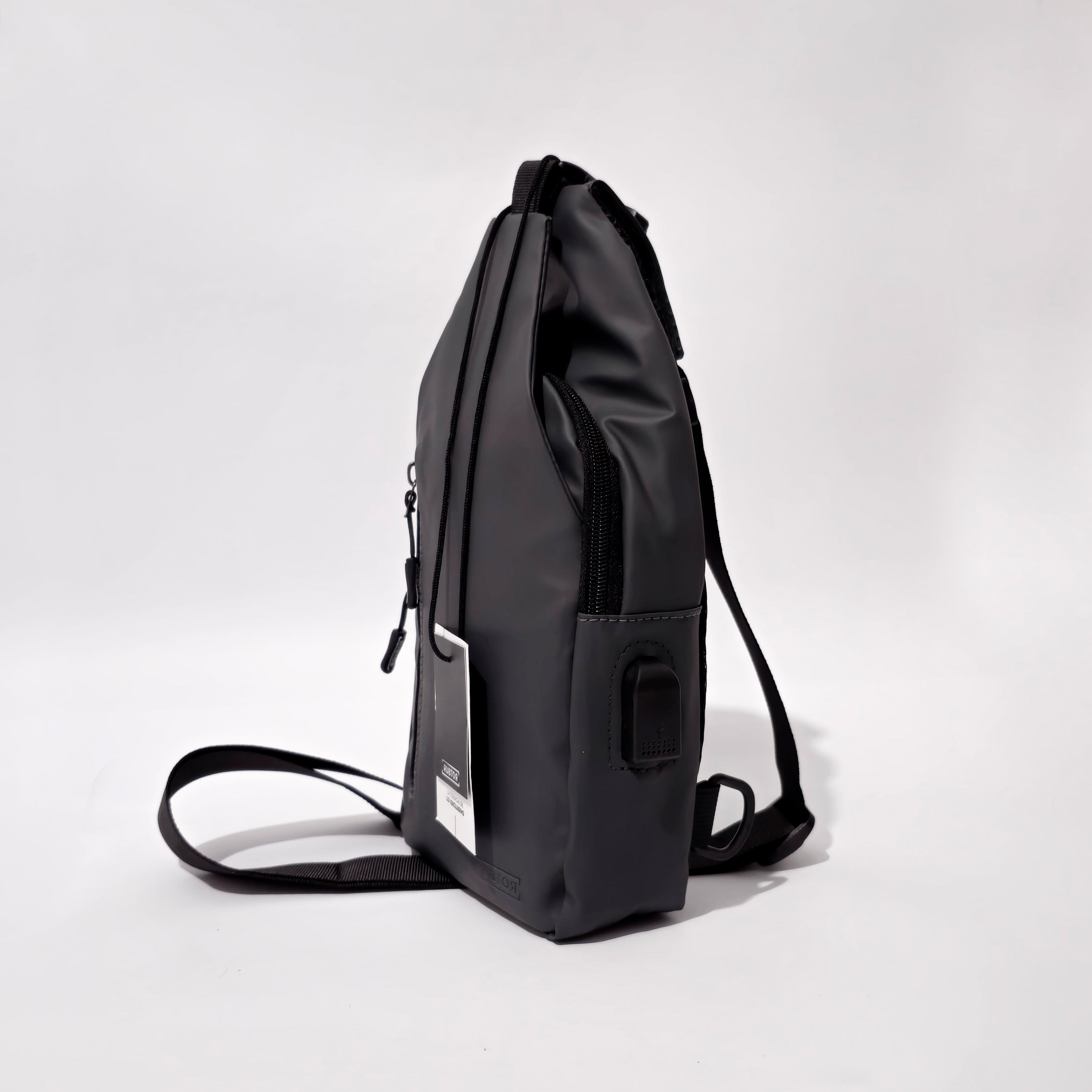 Bandolera RUBTOR Gray | minimalista unisex resistente a salpicaduras