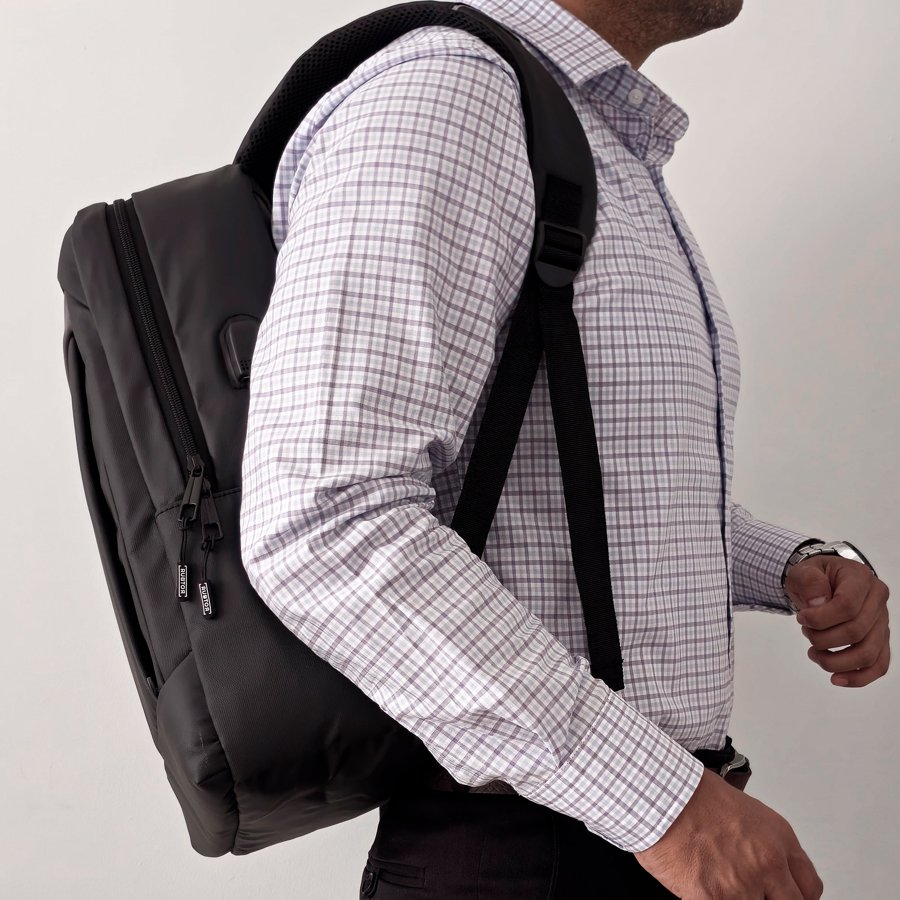 Morral Casual RUBTOR Black Vort | minimalista unisex