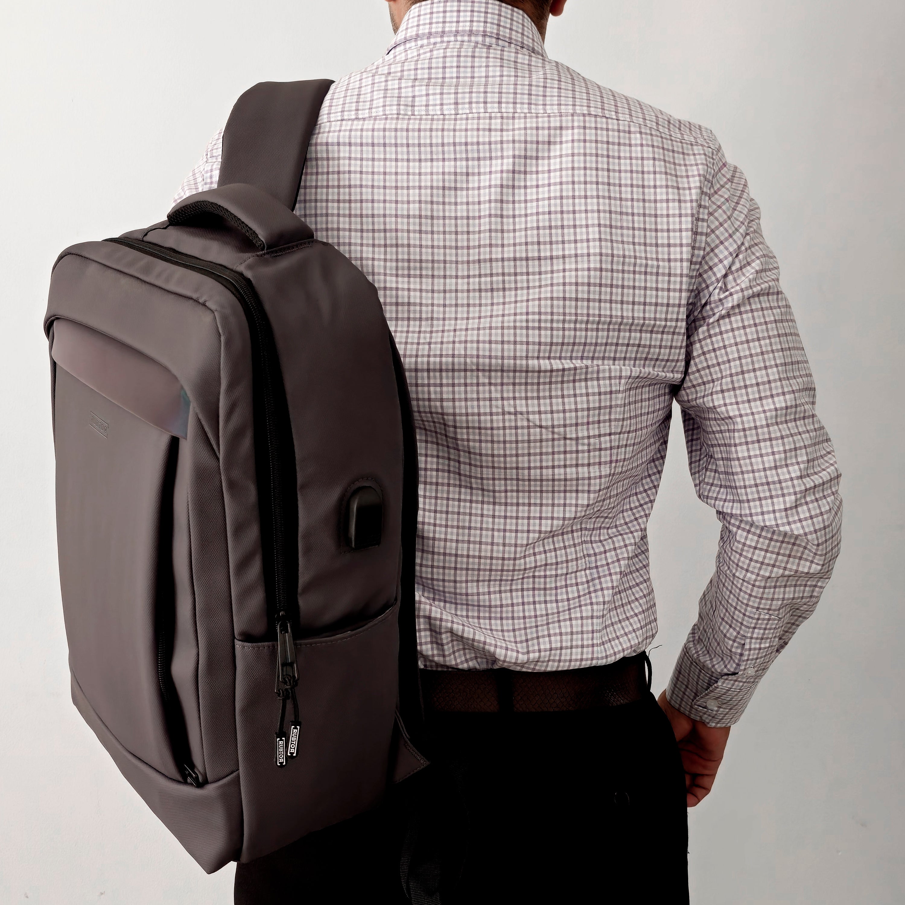 Morral Casual RUBTOR Gray Vort | minimalista unisex