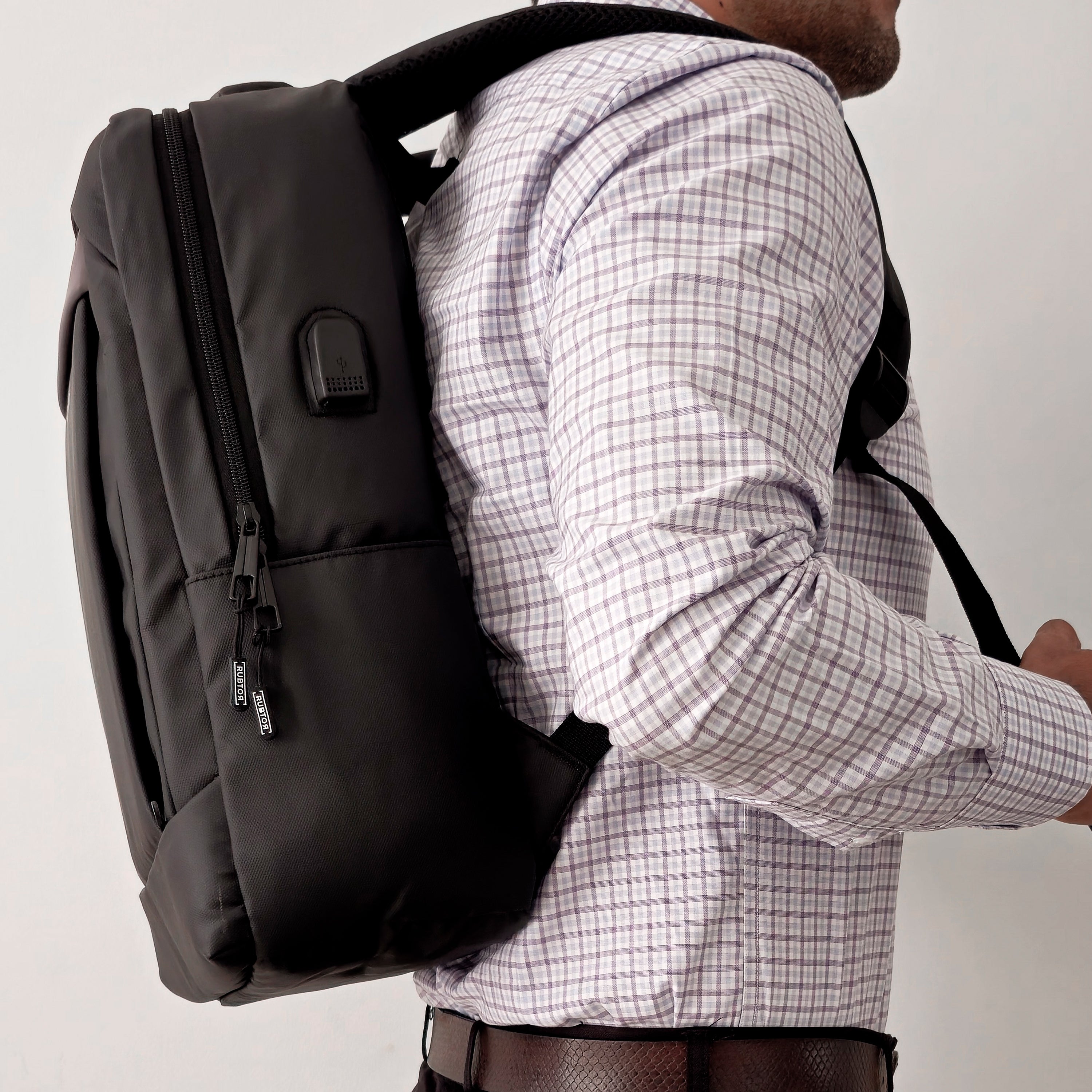 Morral Casual RUBTOR Black Vort | minimalista unisex