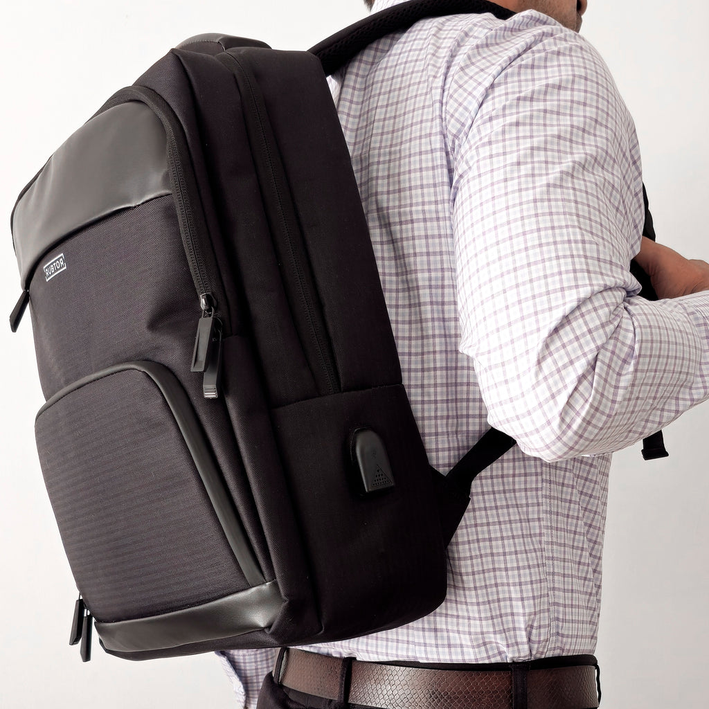 Morral Ejecutivo RUBTOR Black Pora | minimalista unisex