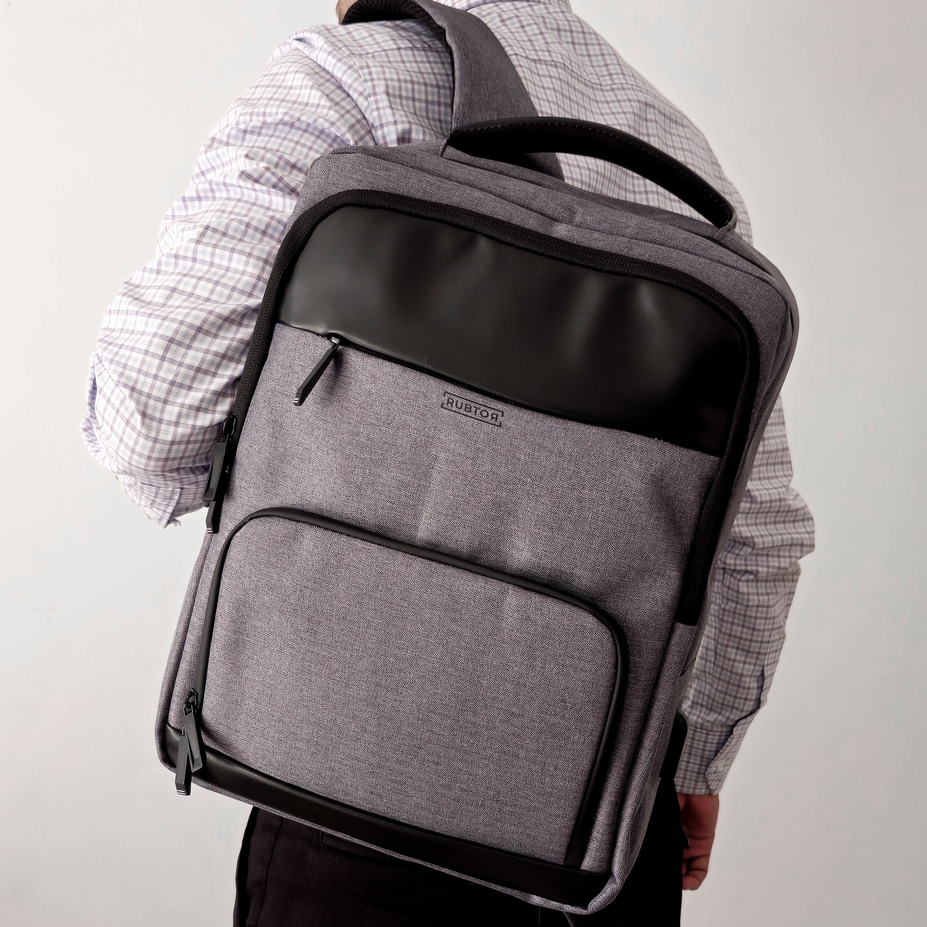 Morral Ejecutiva RUBTOR Gray Pora | minimalista unisex