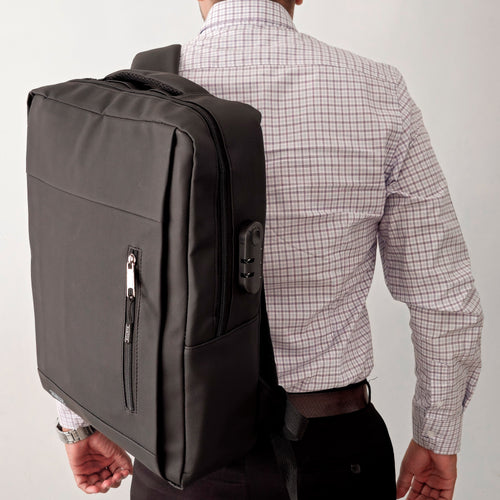 Morral Ejecutivo RUBTOR Black Port | minimalista unisex