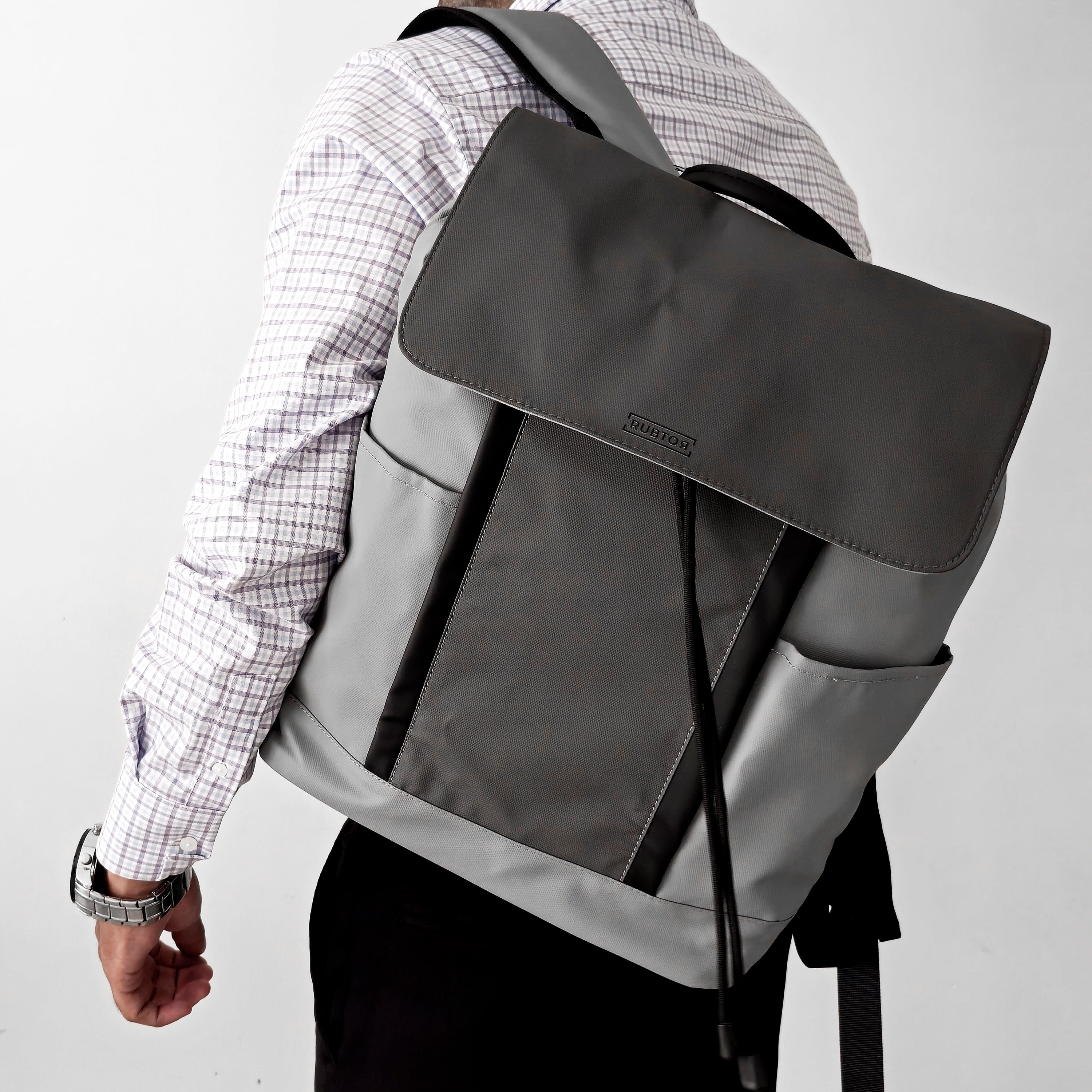Morral Casual RUBTOR Gray Port | minimalista unisex