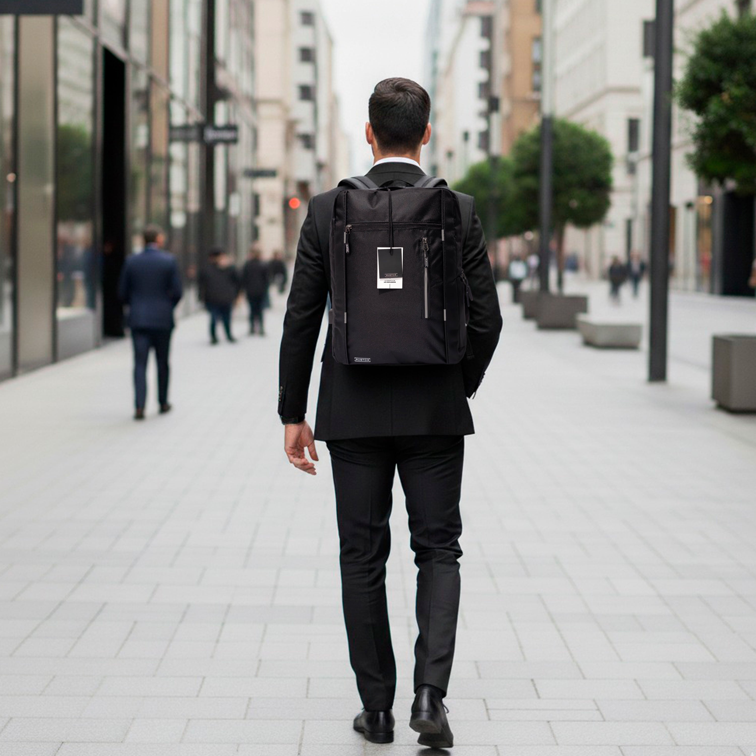 Morral Ejecutiva RUBTOR Black Vort | minimalista unisex