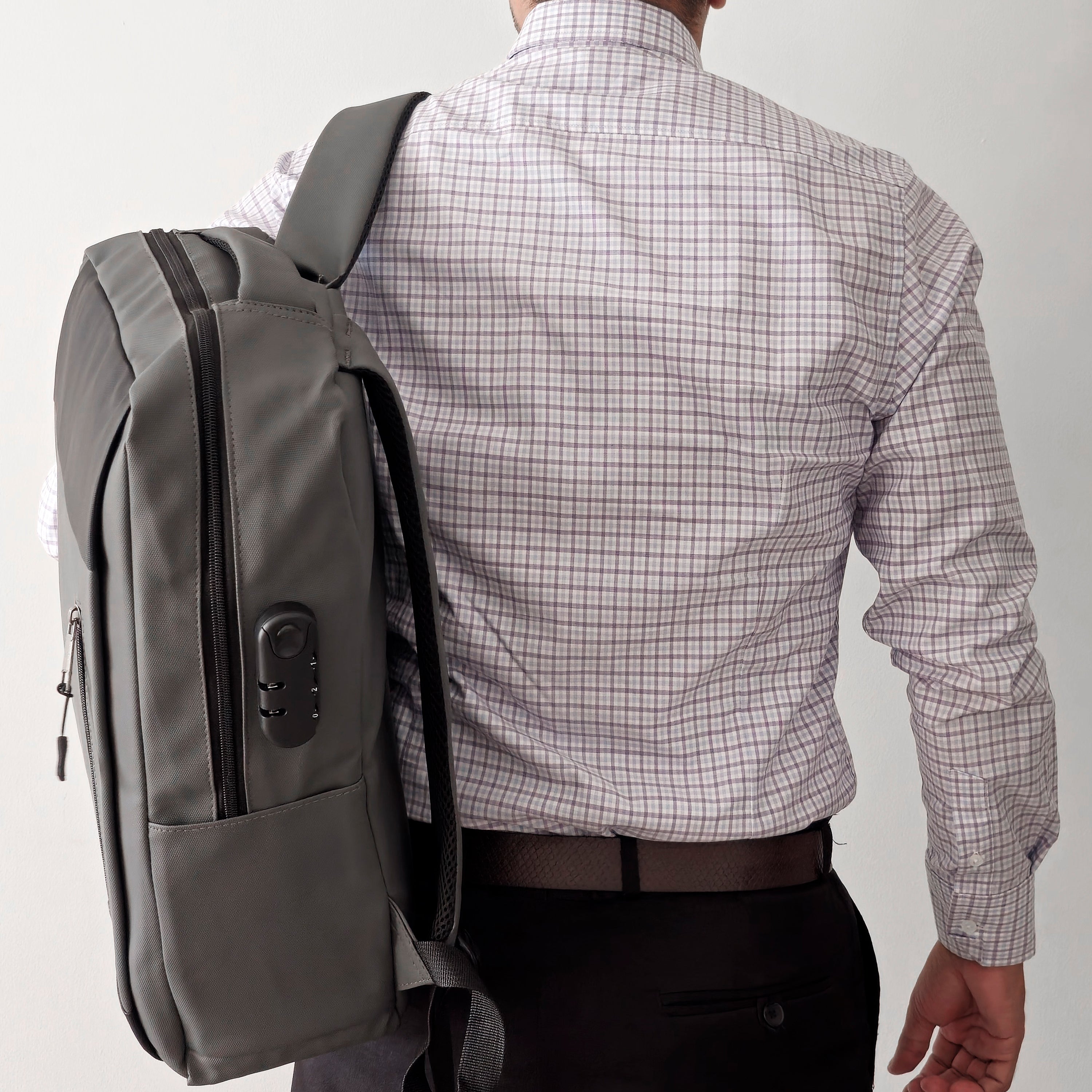Morral Ejecutivo RUBTOR Gray Port | minimalista unisex
