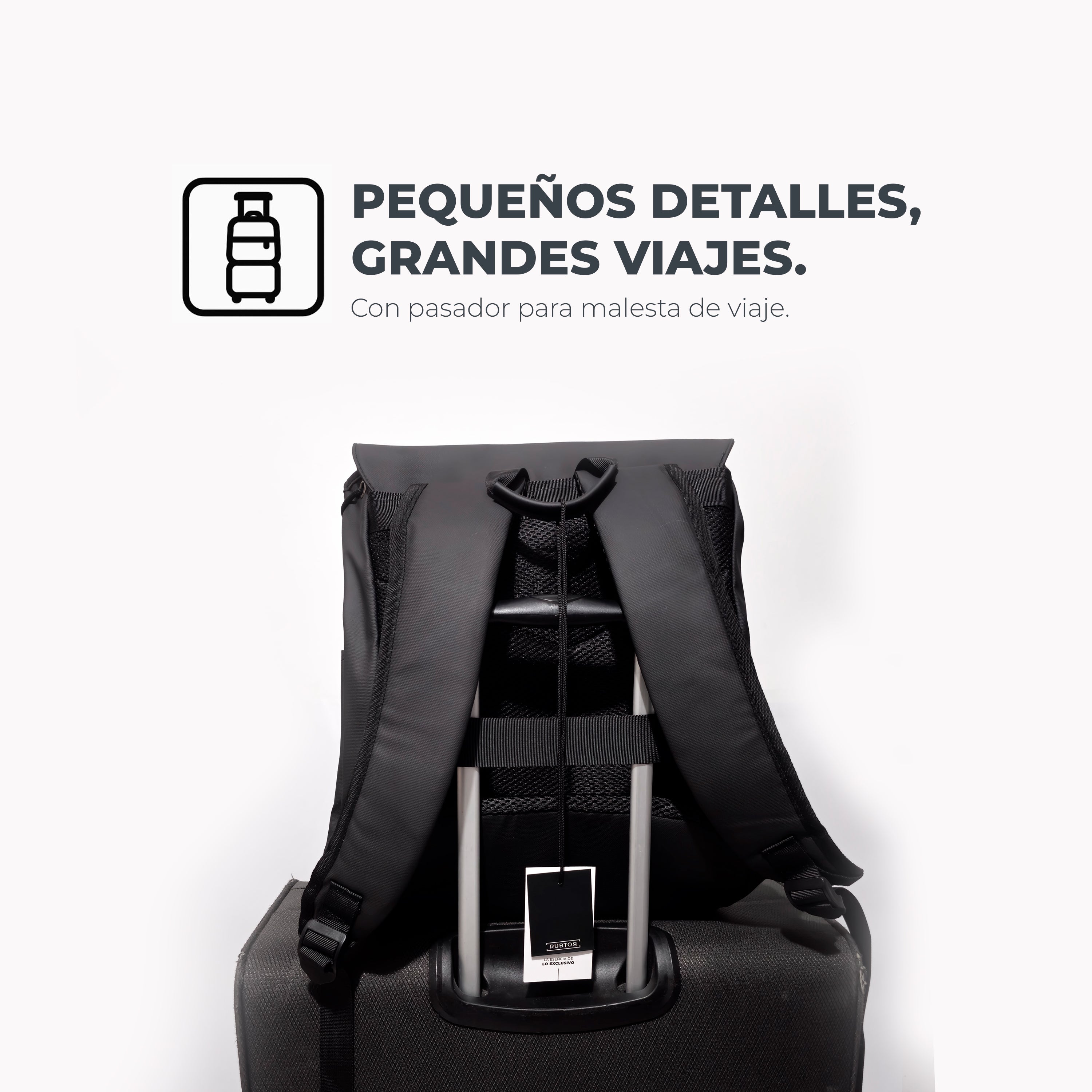 Morral Casual RUBTOR Gray Port | minimalista unisex