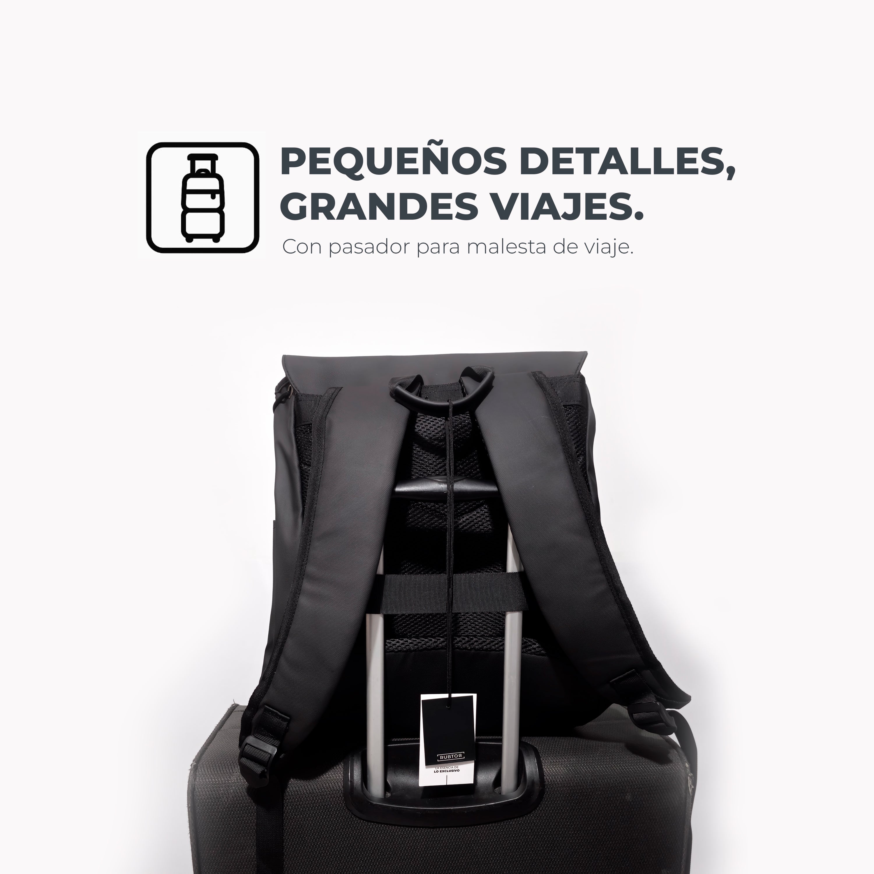 Morral Casual RUBTOR Black Port | minimalista unisex